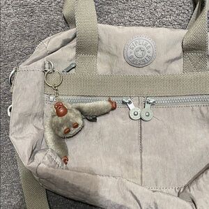 Kipling Gray Mini Duffle Bag
